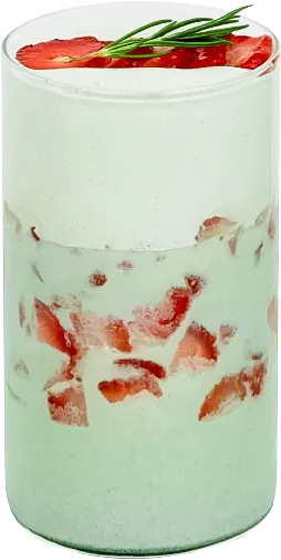 딸기 쑥 라떼 대표 이미지
